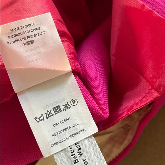 J.Crew NWT Rhodes Italian Wool Pink Trousers- Size 10 - Picture 13 of 14